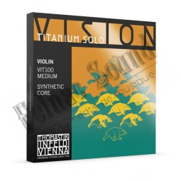 Thomastik Vision Titanium Solo 4/4 Violon Jeu de cordes - 