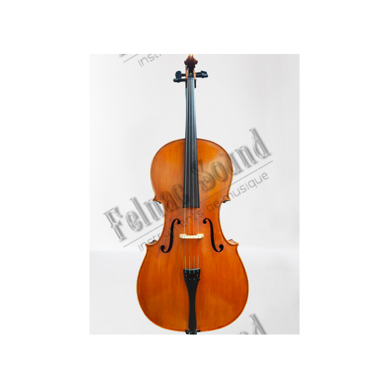 Violoncelle 4/4 Stradivarius moucheté - réglage